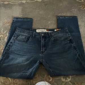 Tailor Vintage Men's Dark Blue Straight Jeans